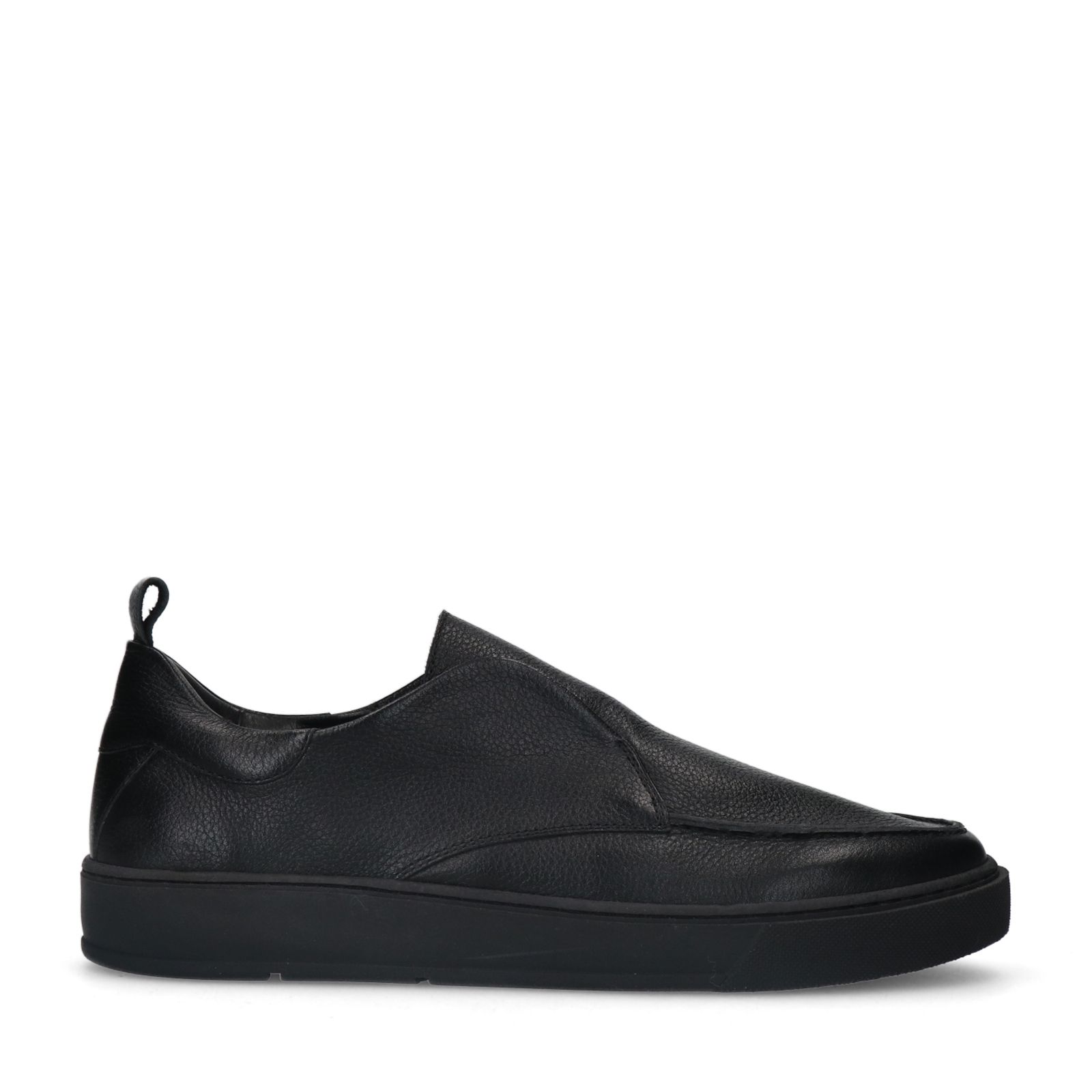 Zwarte leren loafers