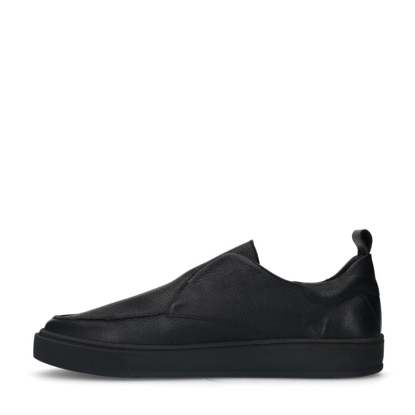 Zwarte leren loafers