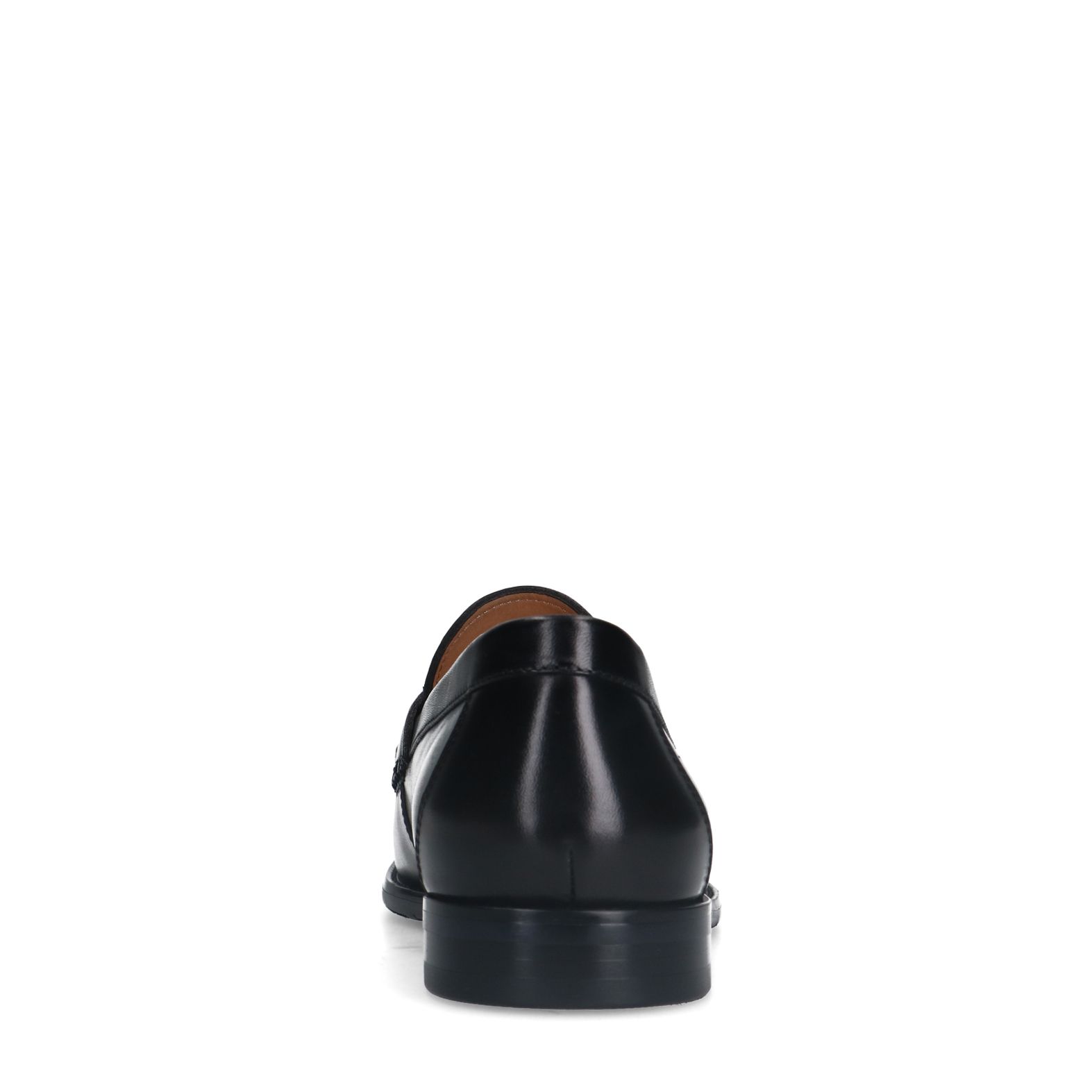 Zwarte leren loafers