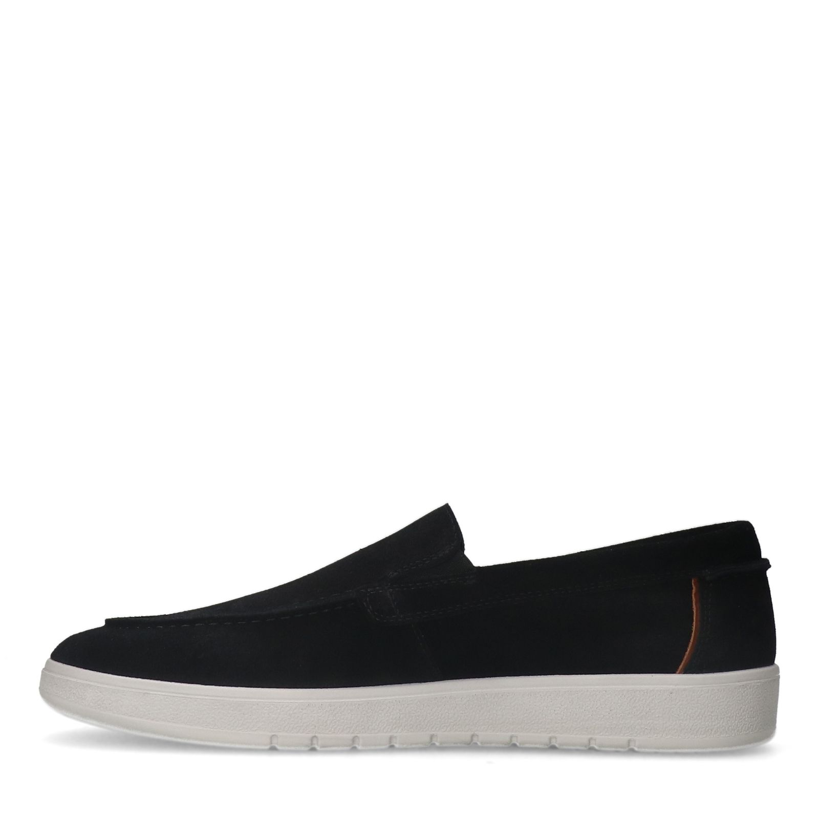 Schwarze Veloursleder-Loafer