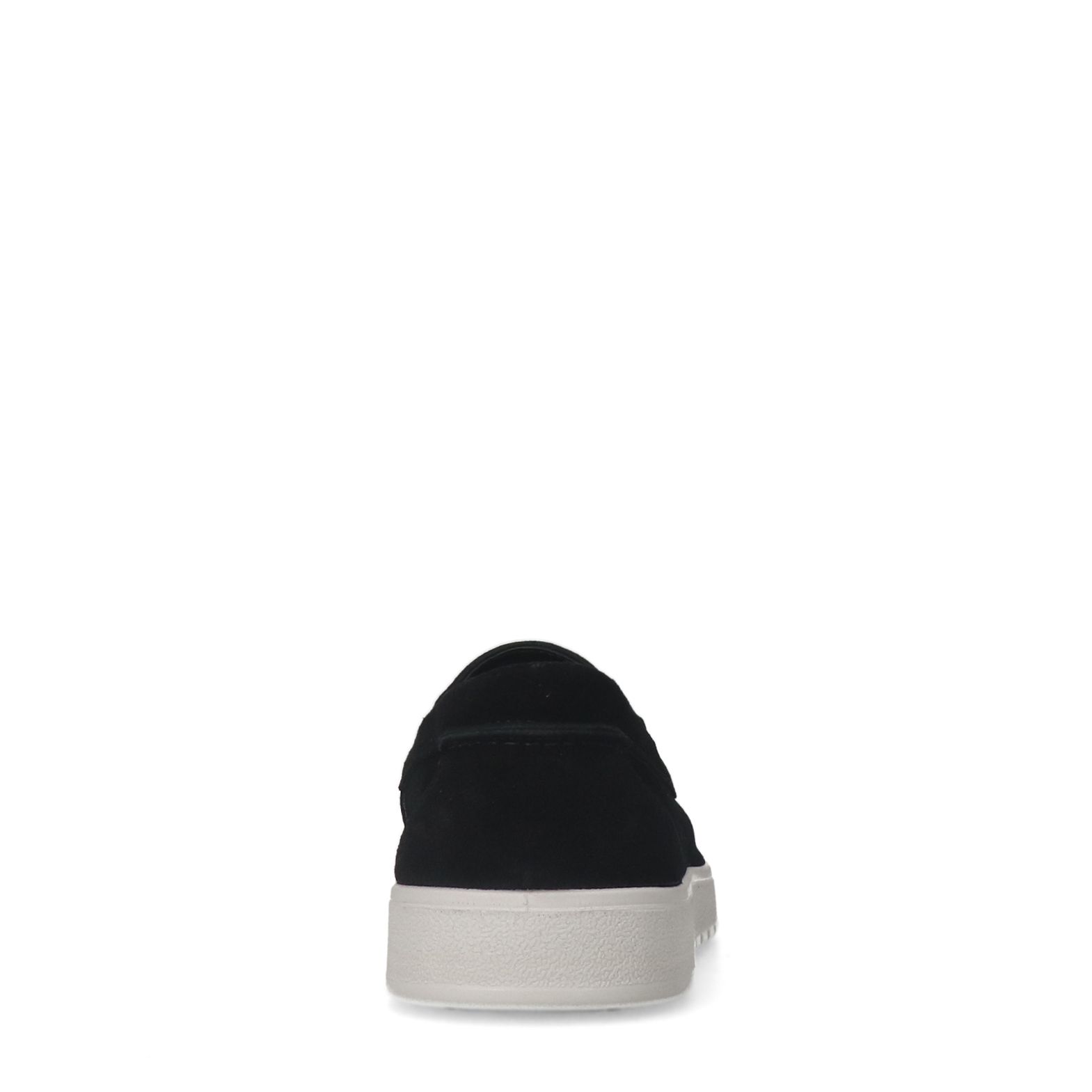 Schwarze Veloursleder-Loafer