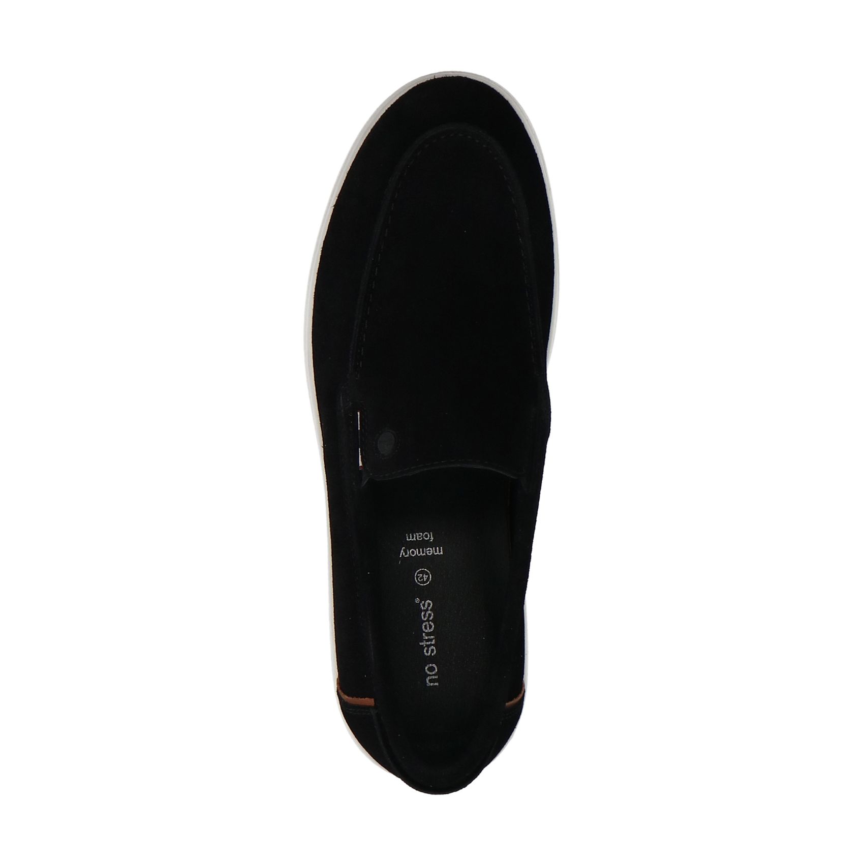 Zwarte suède loafers