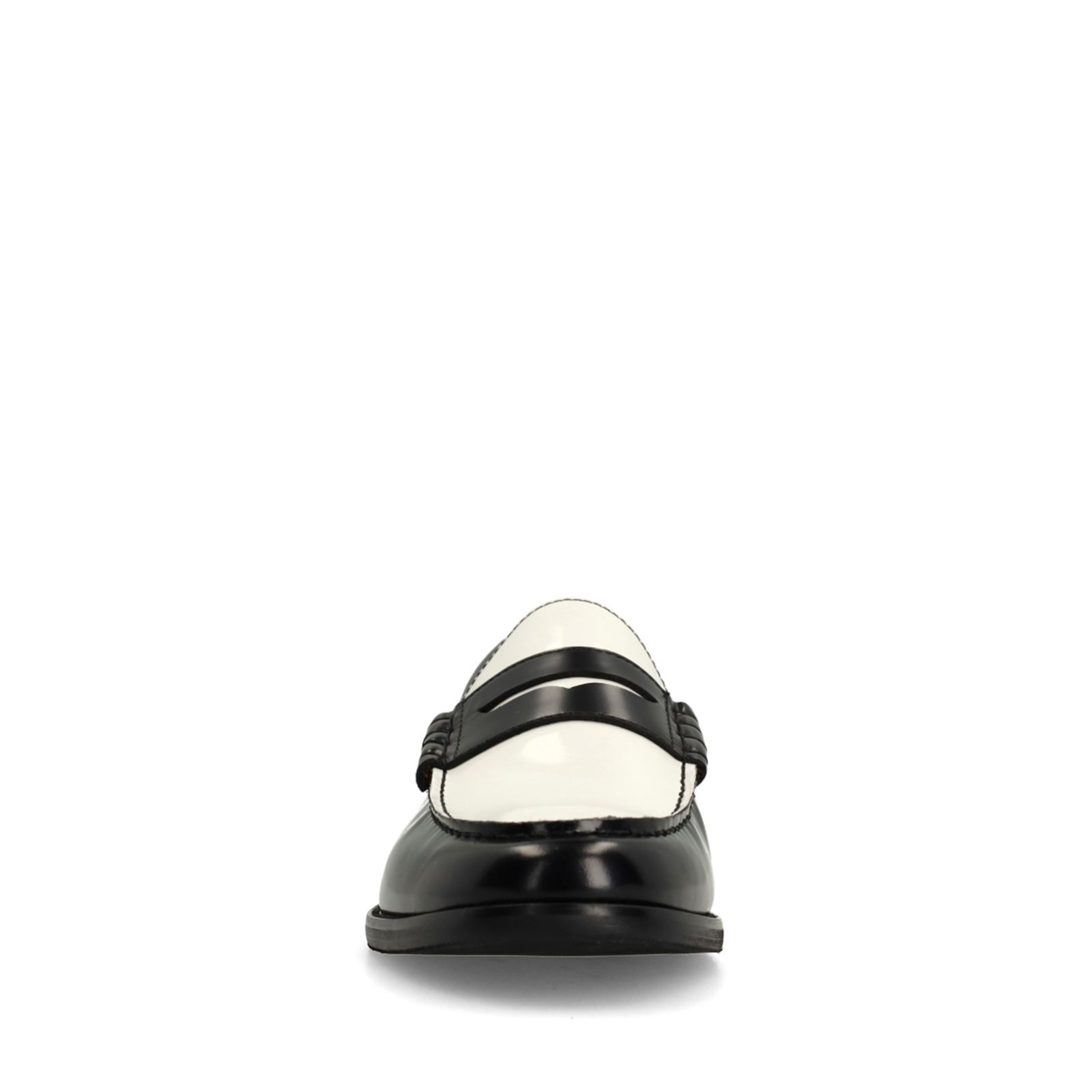 Zwarte leren loafers
