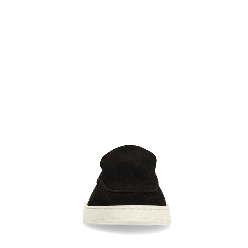 Zwarte suède loafers