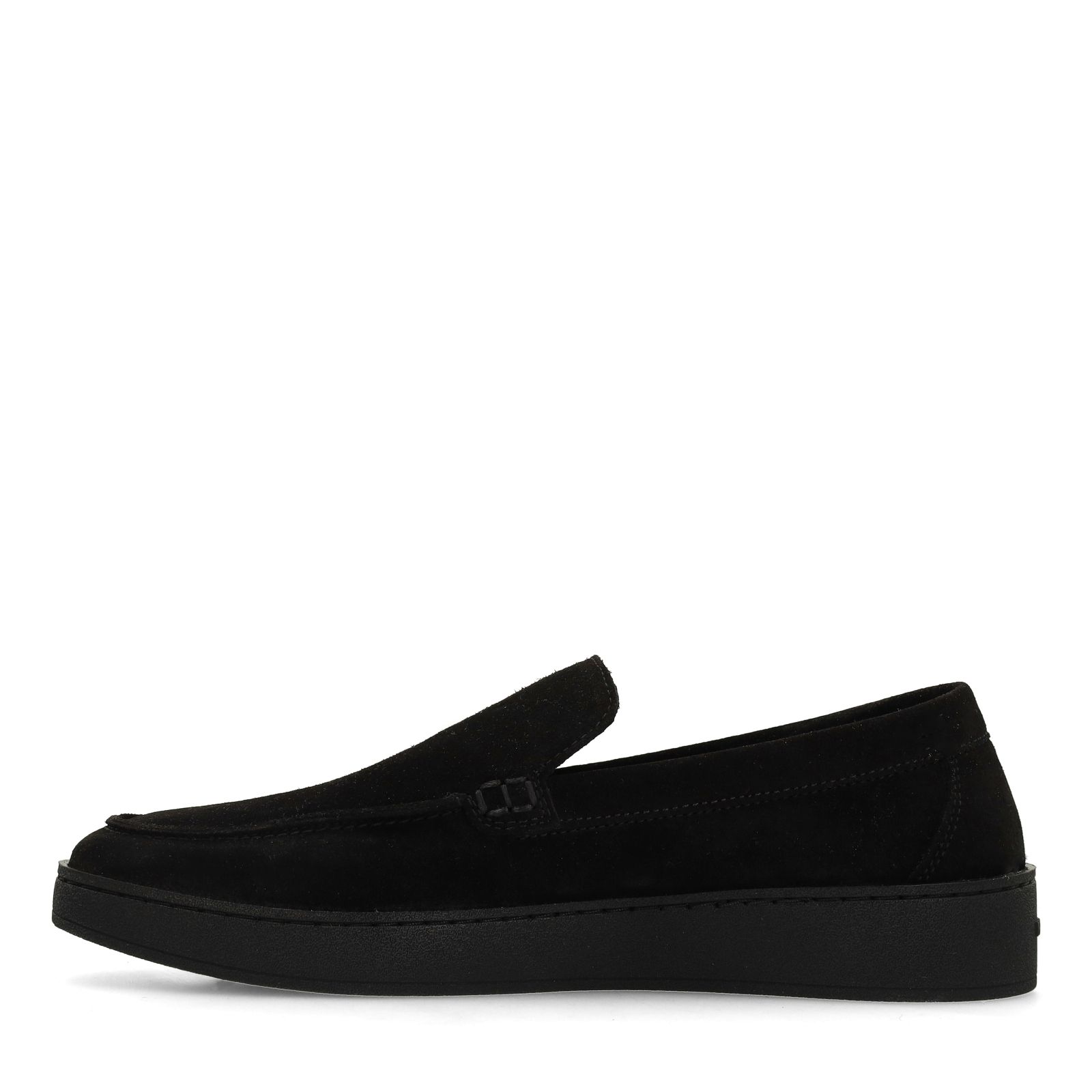 Zwarte suède loafers