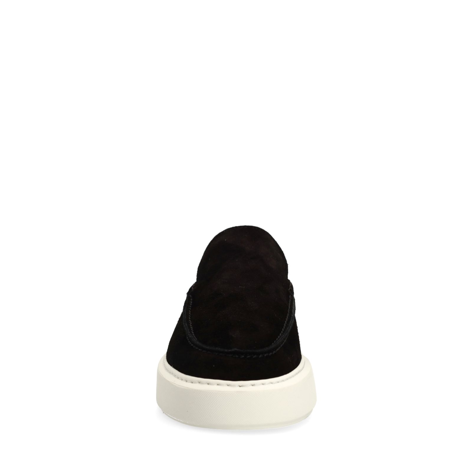 Zwarte suède loafers