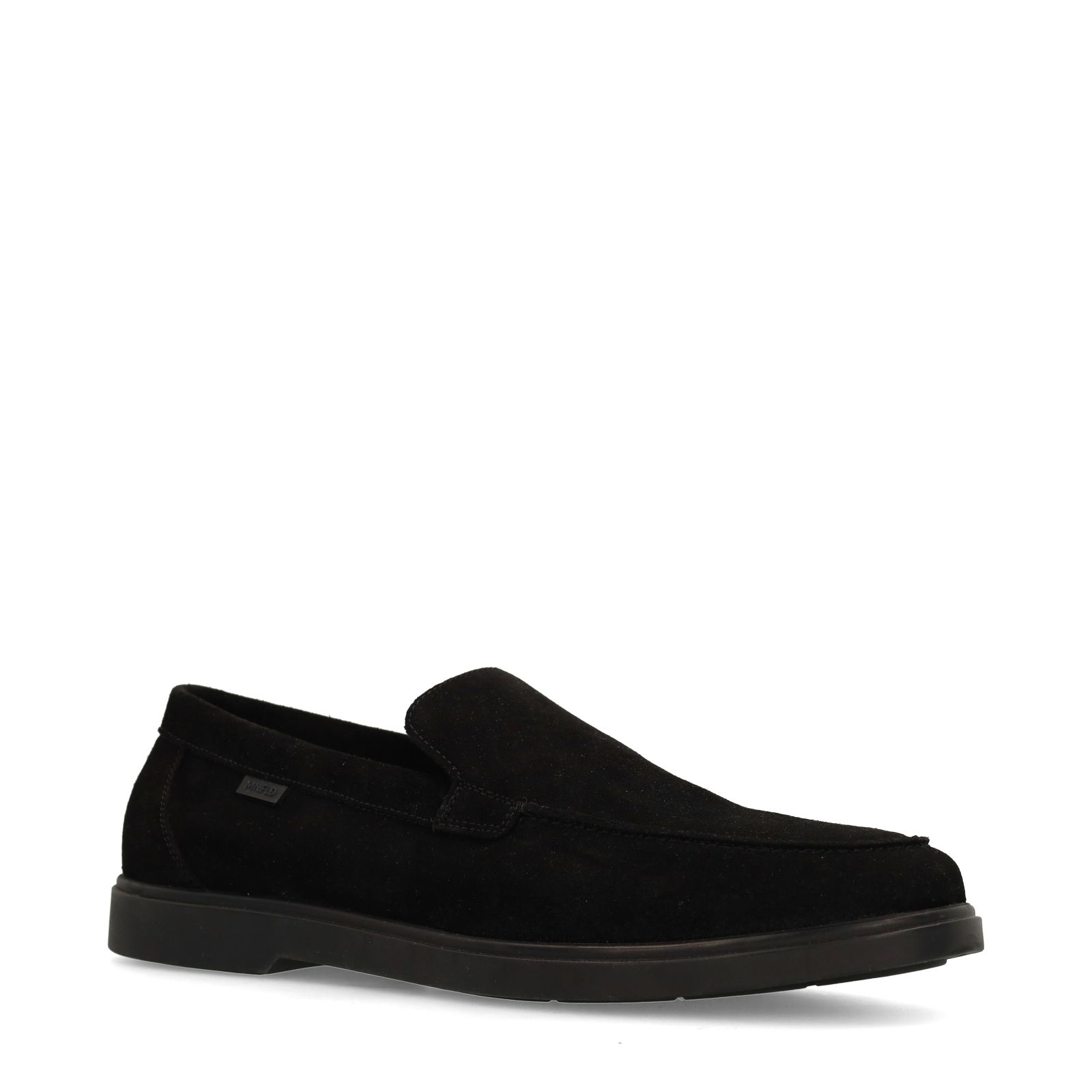 Zwarte suède loafers