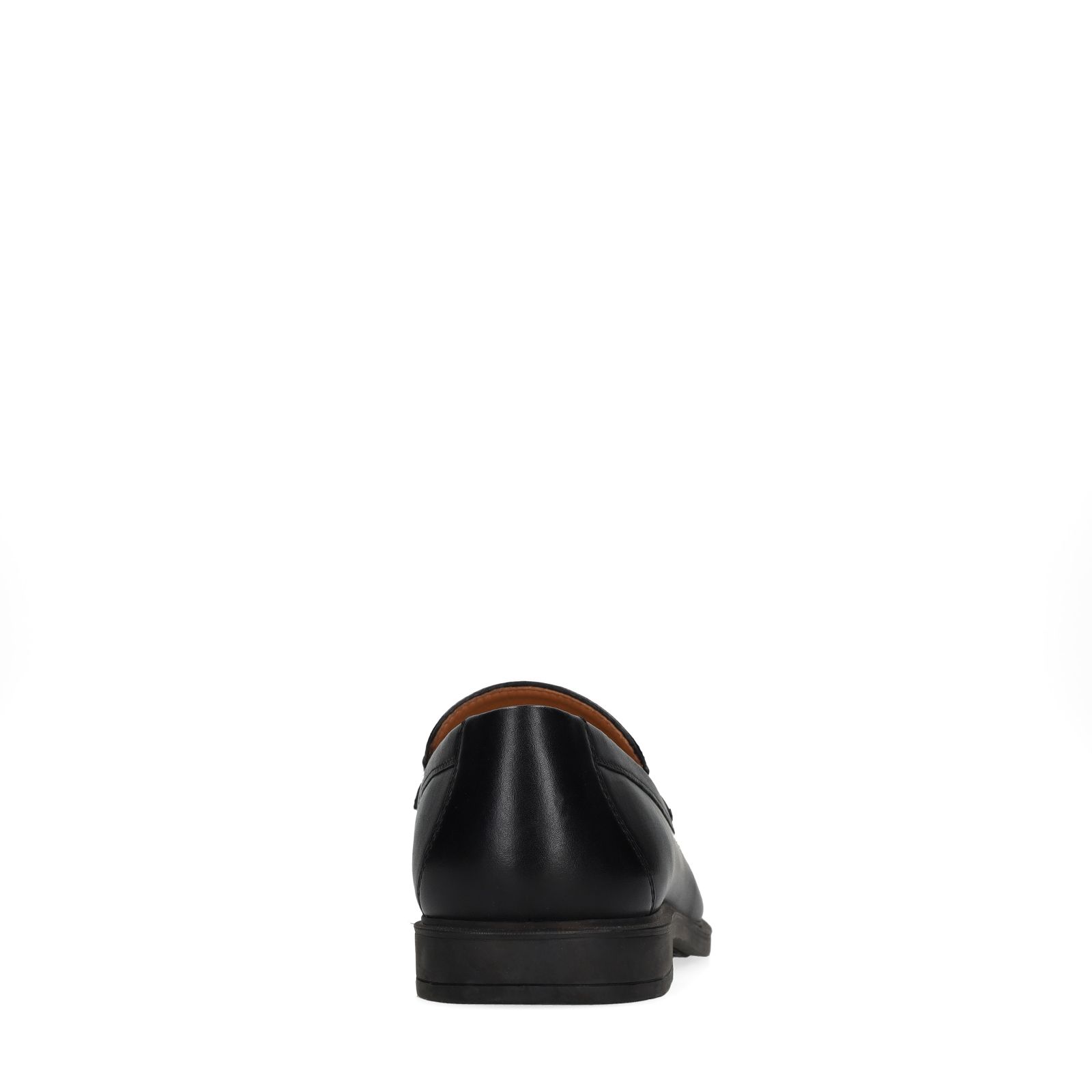 Zwarte leren loafers