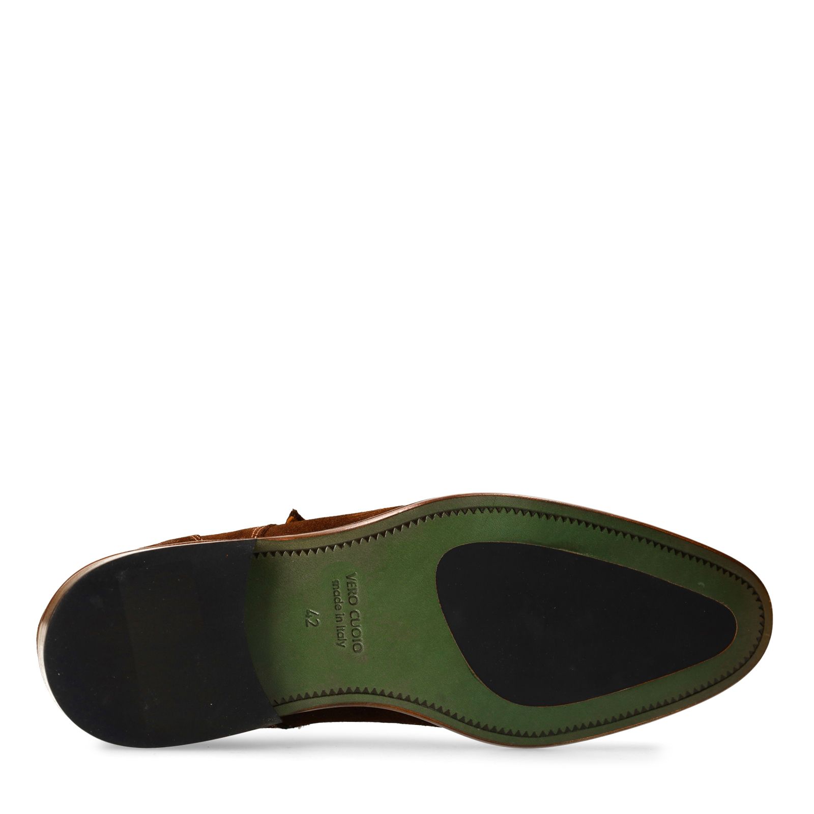 Bruine suède gespschoenen