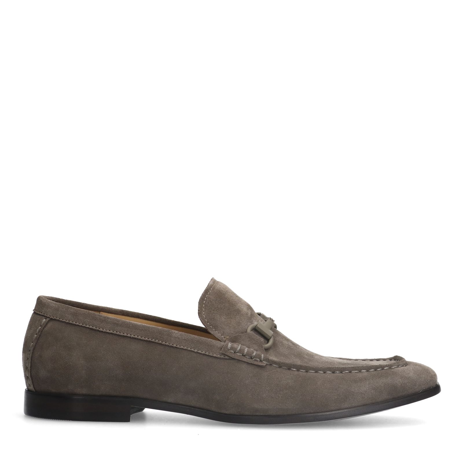 Braune Veloursleder-Loafer