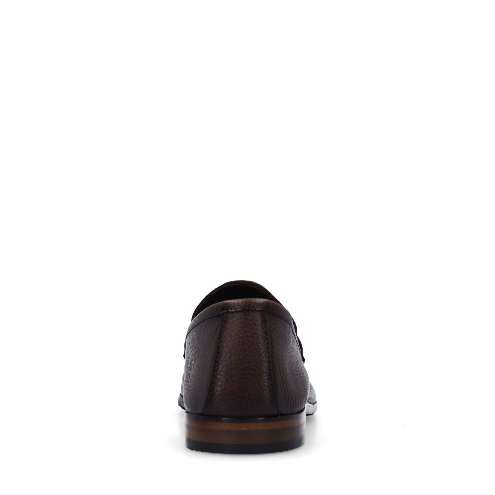 Bruine leren loafers