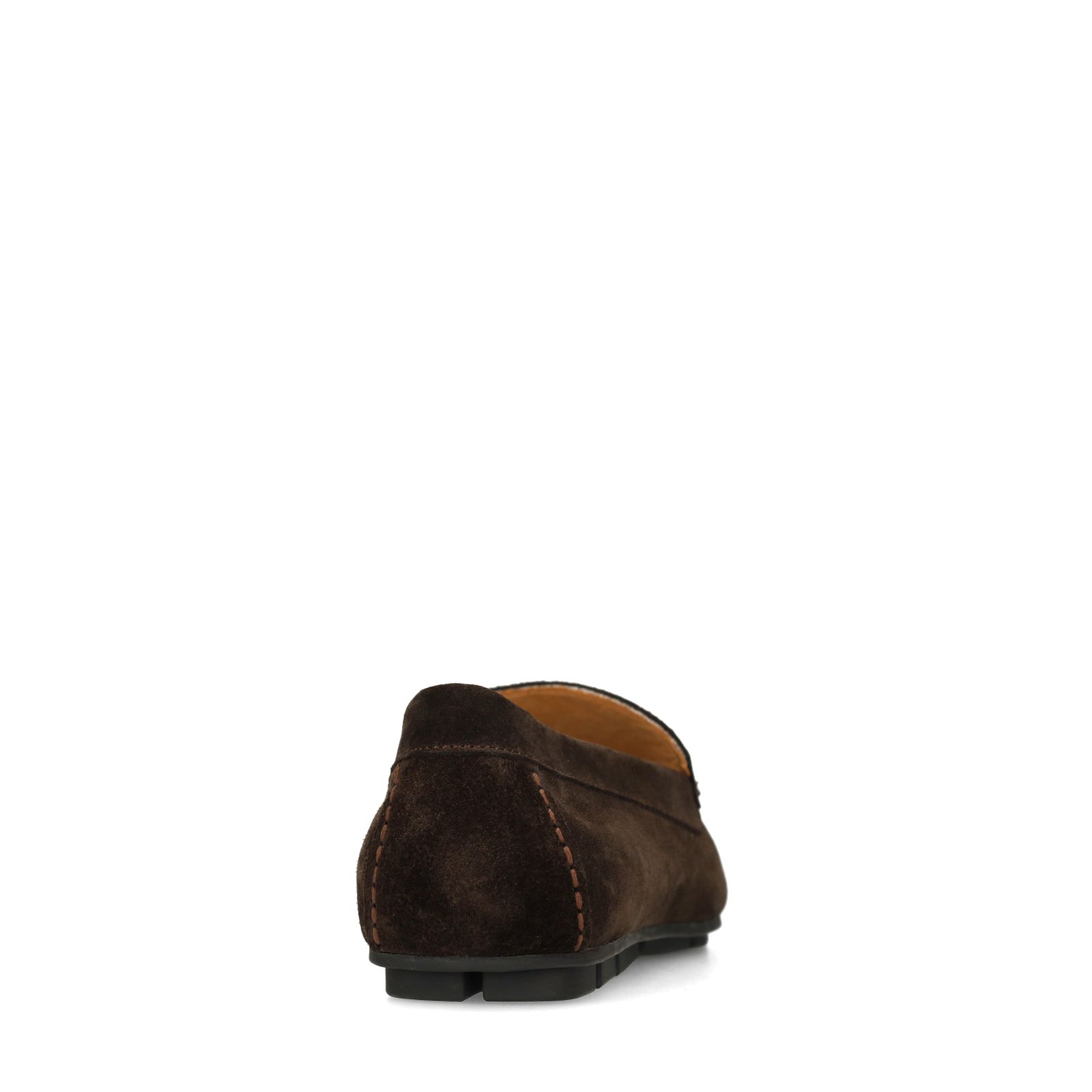Donkerbruine suède loafers