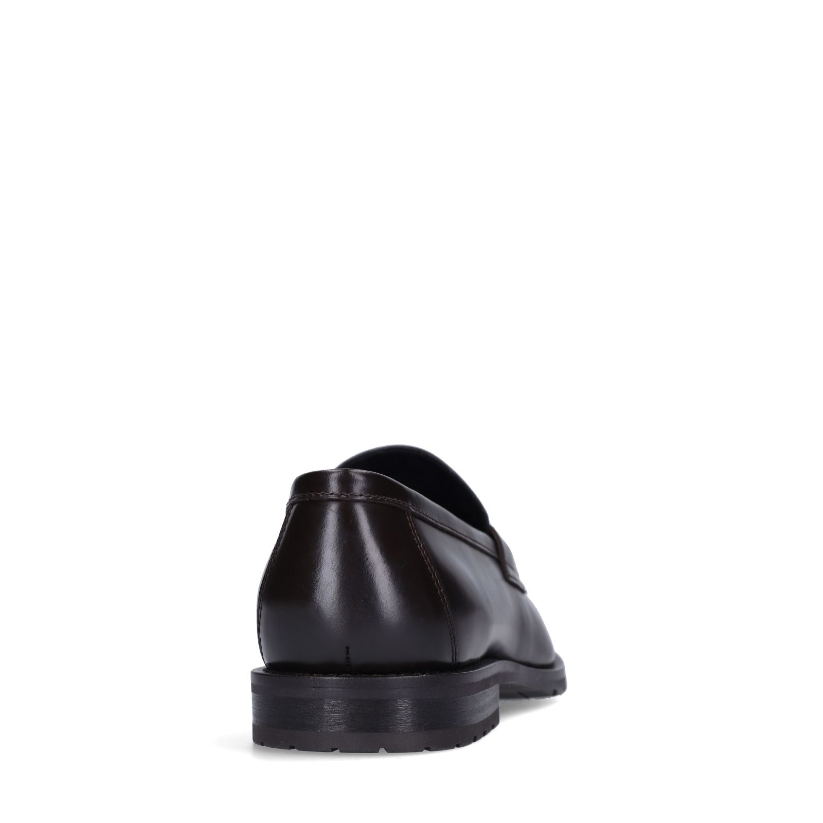 Bruine leren loafers