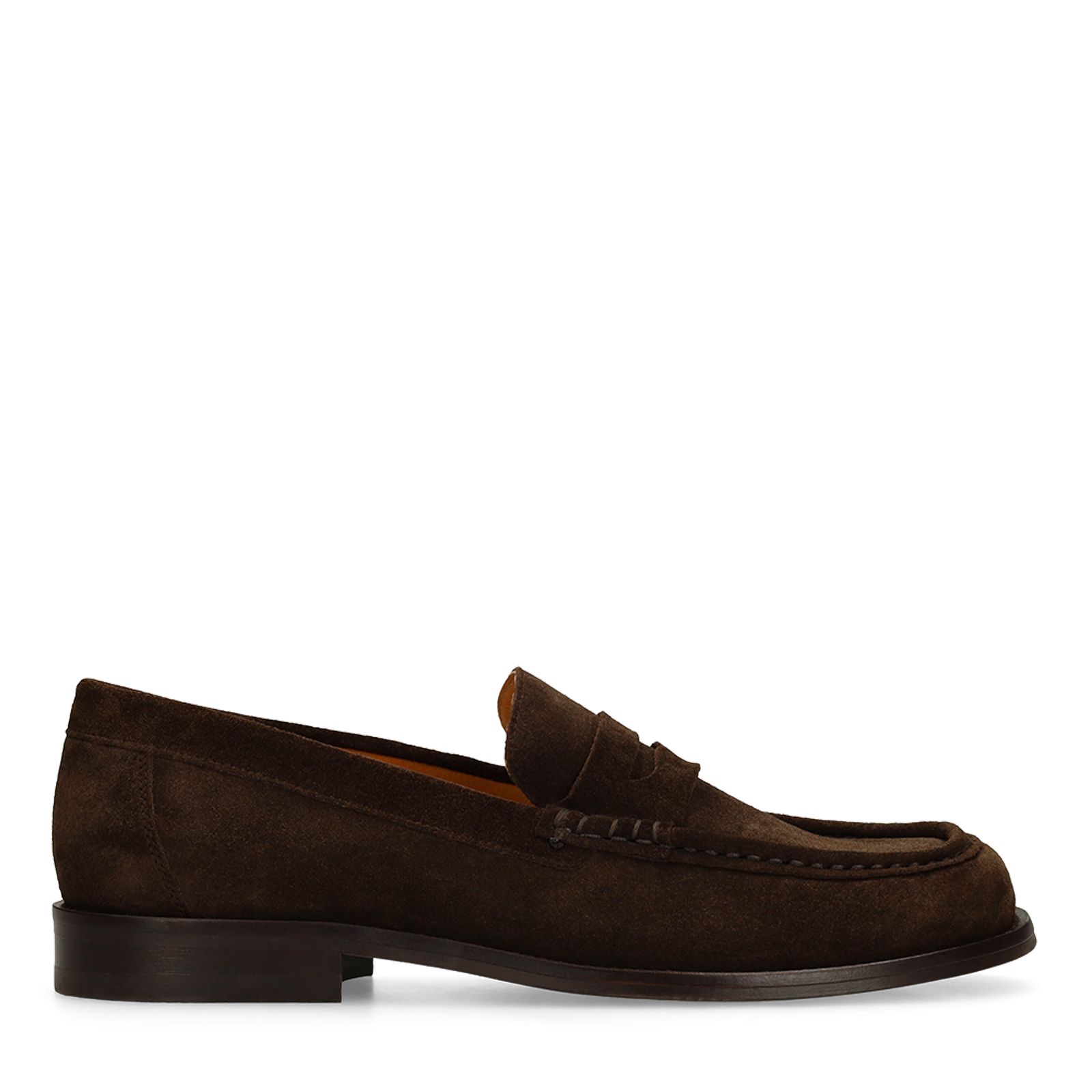 Dunkelbraune Wildleder-Loafer