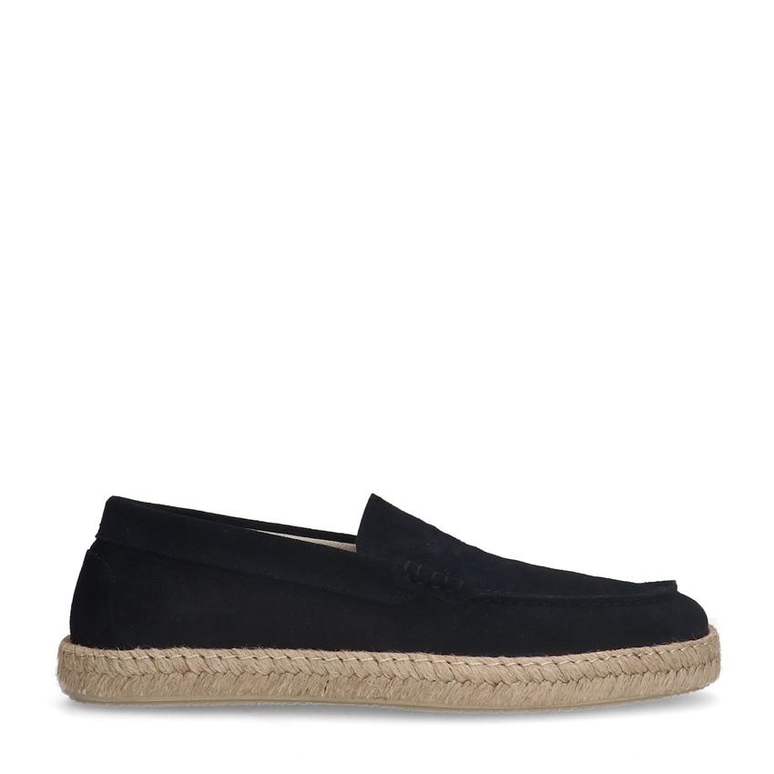 Navy suède espadrilles