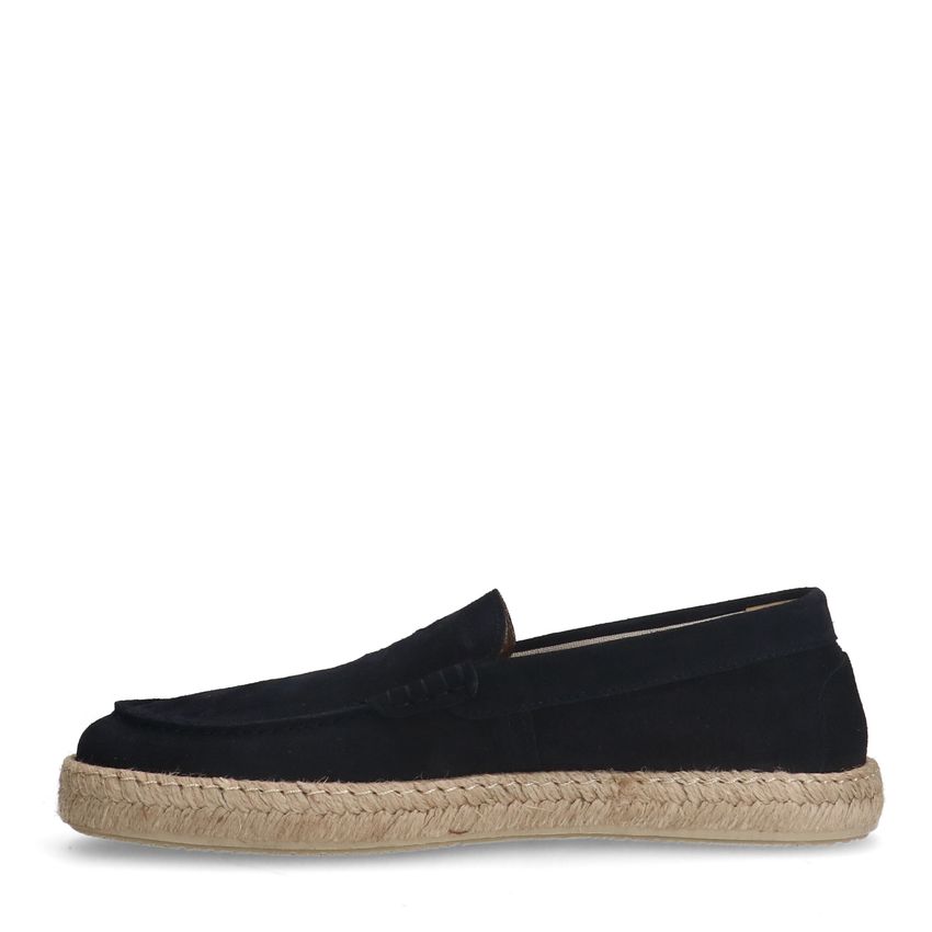 Navy suède espadrilles