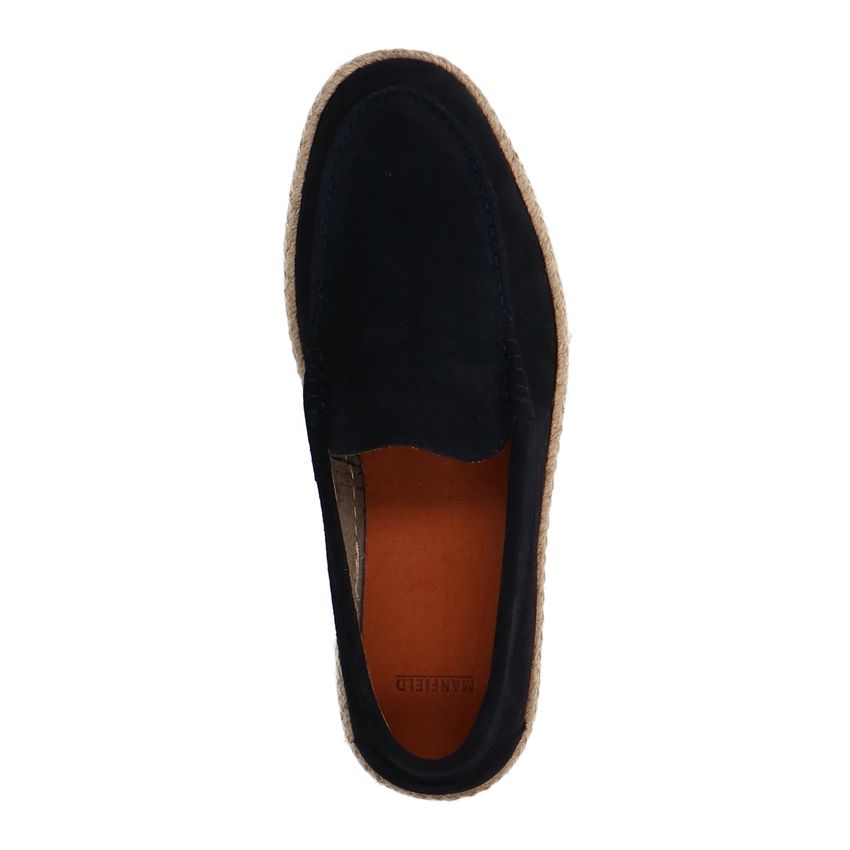 Navy suède espadrilles