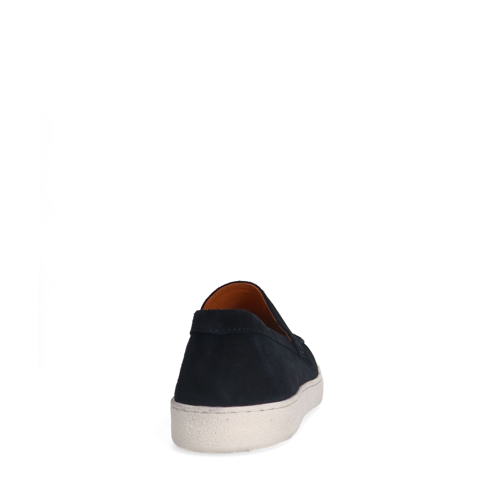 Donkerblauwe suède loafers