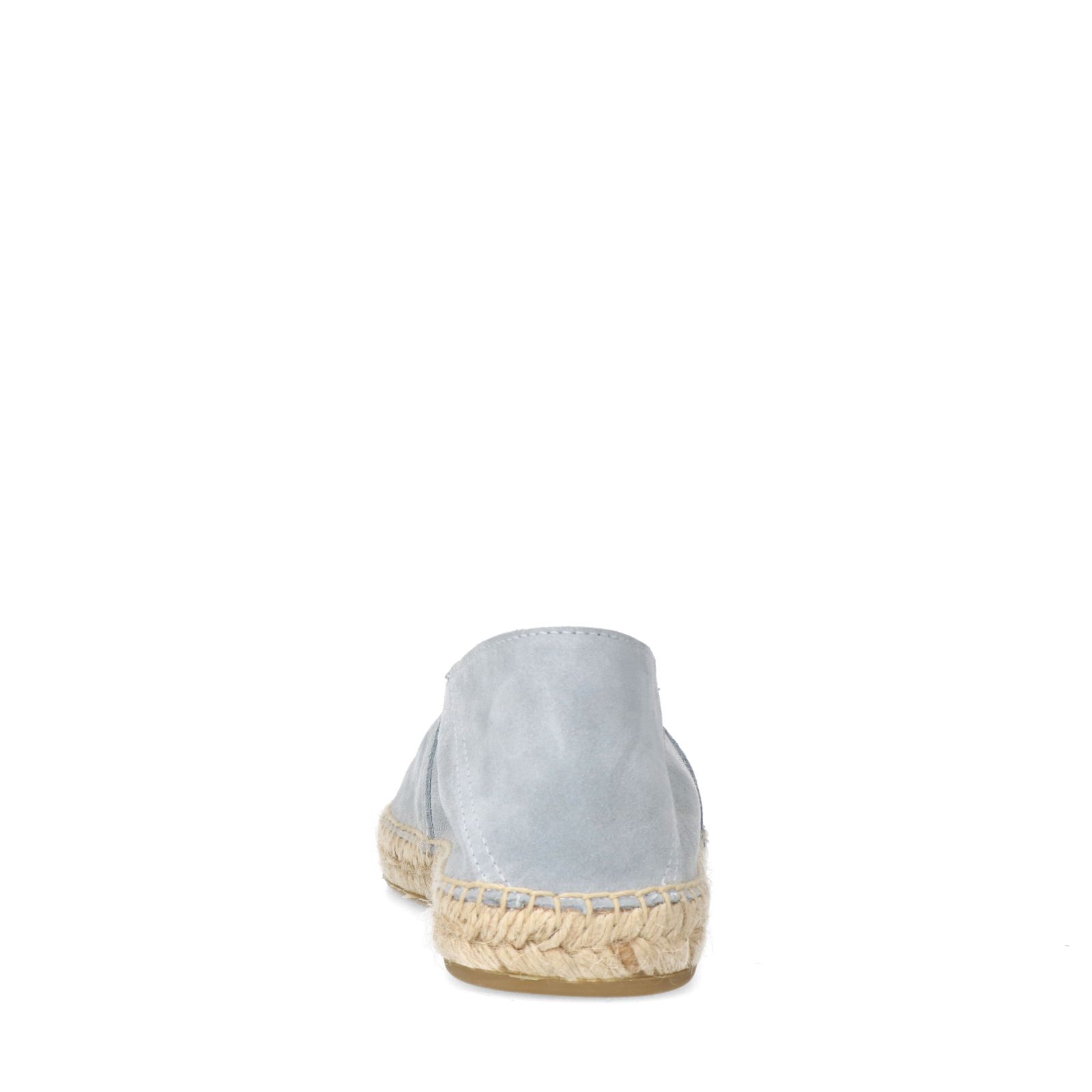 Lichtblauwe suède espadrilles