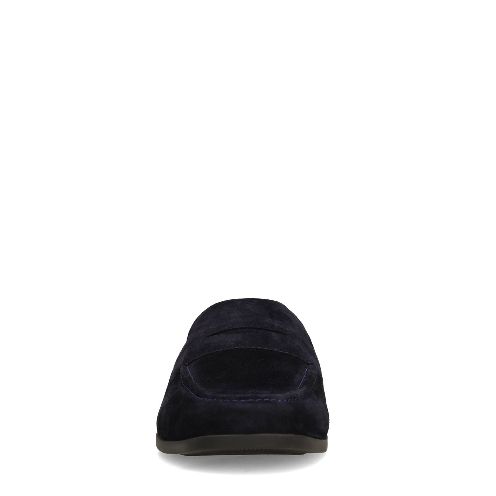 Donkerblauwe suède loafers