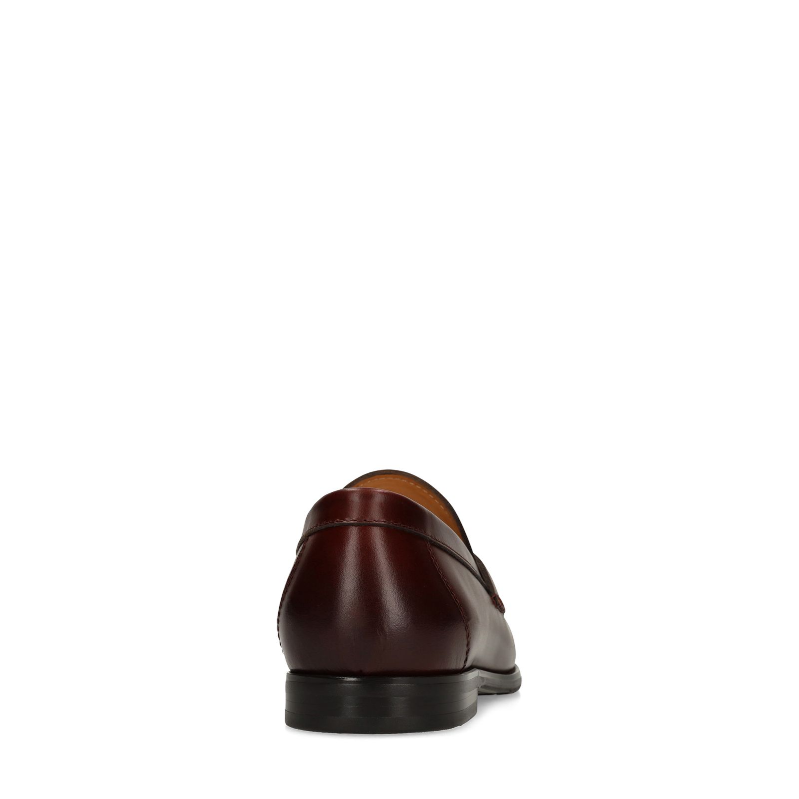 Rode leren loafers