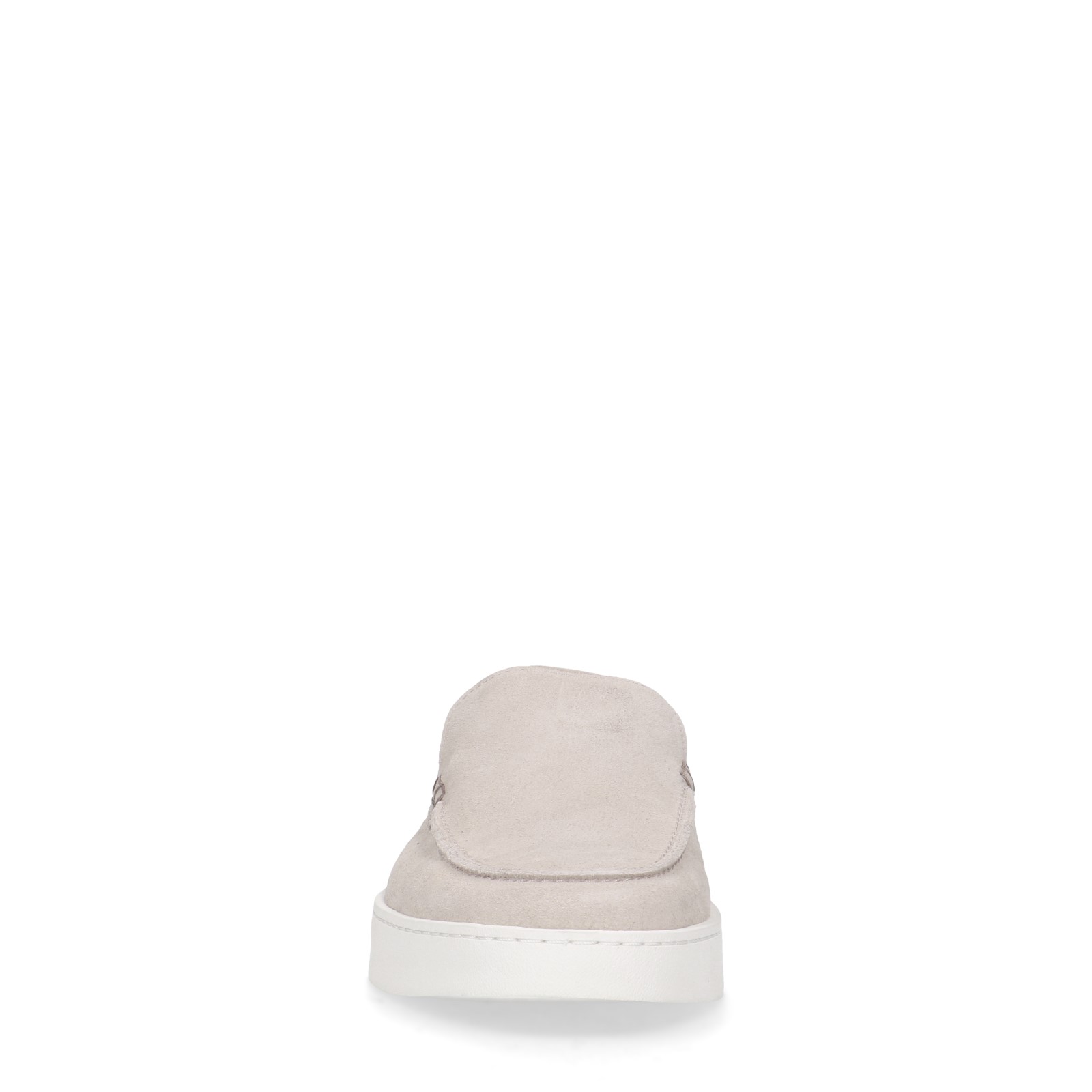 Beigefarbene Veloursleder-Loafer | Basic Essentials | Manfield 