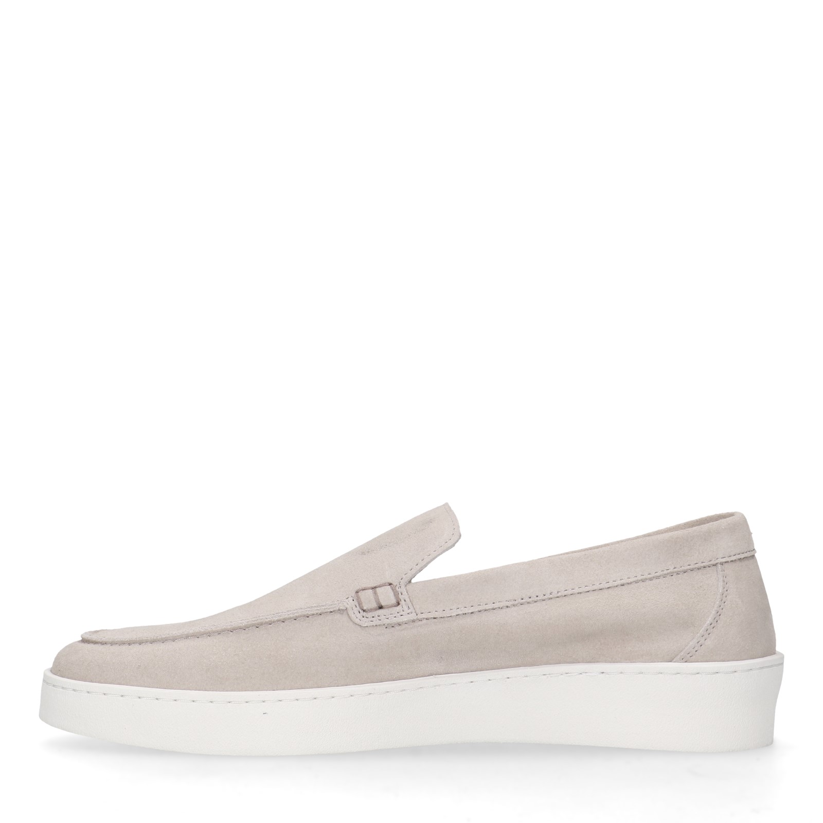 Beigefarbene Veloursleder-Loafer | Basic Essentials | Manfield 