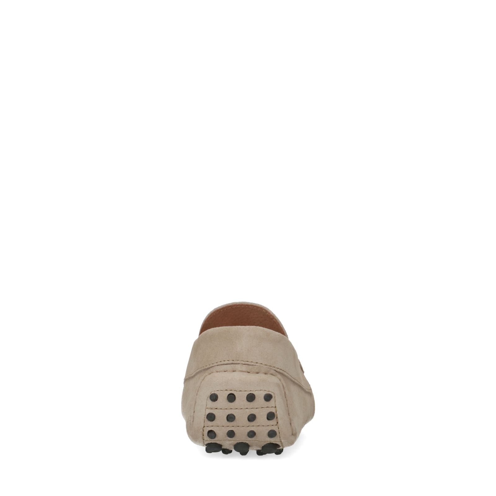 Beigefarbene Veloursleder-Loafer | Slipper | Manfield | Manfield