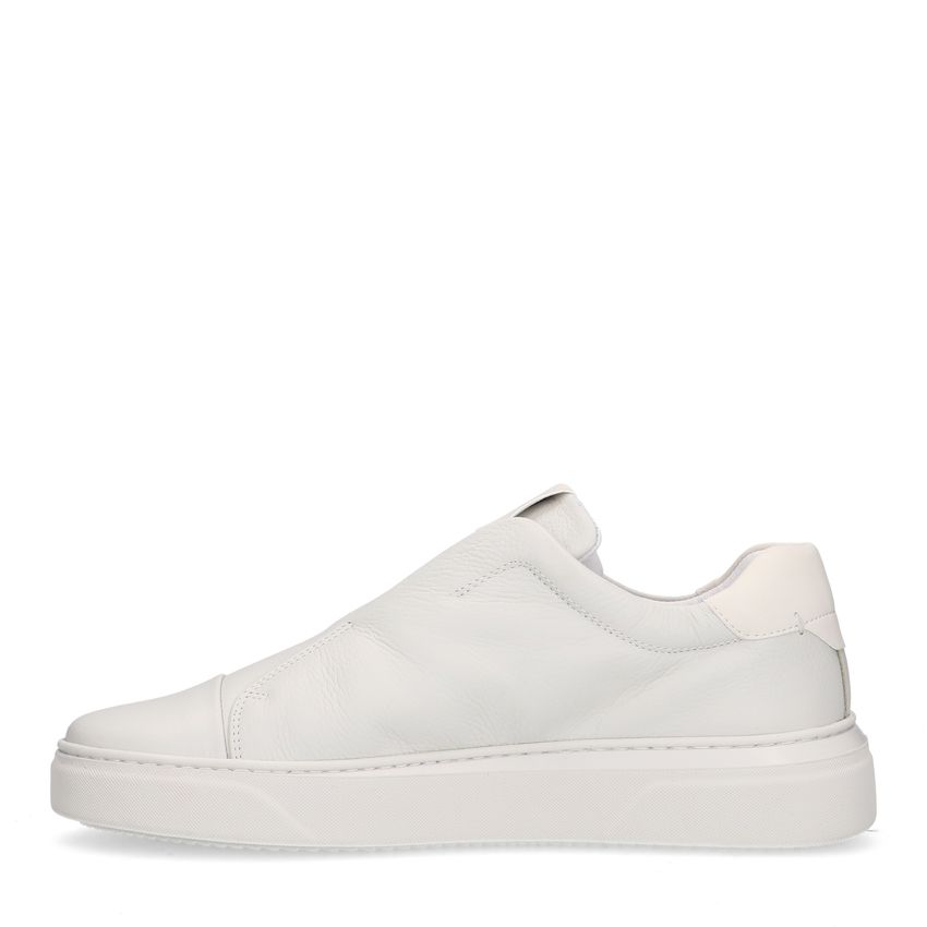 Witte leren sneakers