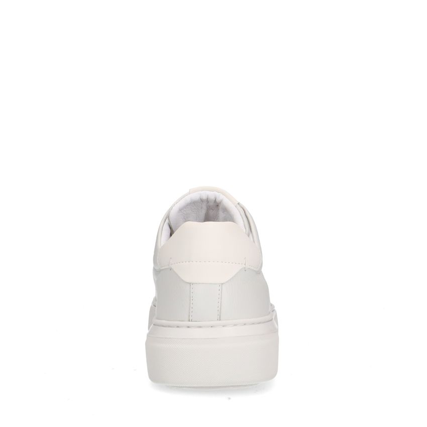 Witte leren sneakers