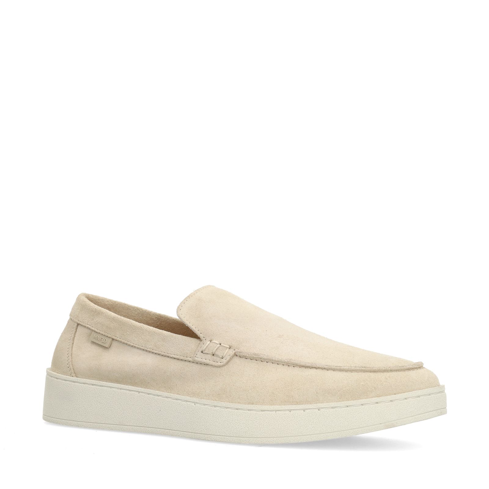 Beige suède loafers