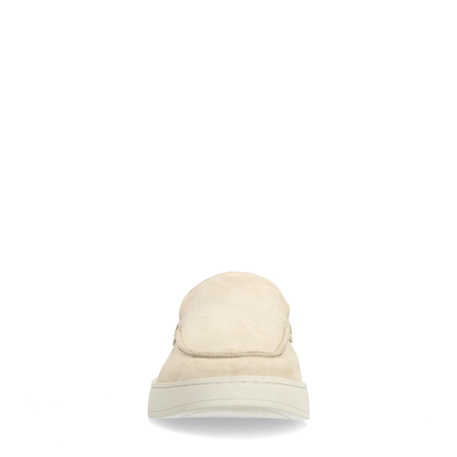 Beige suède loafers