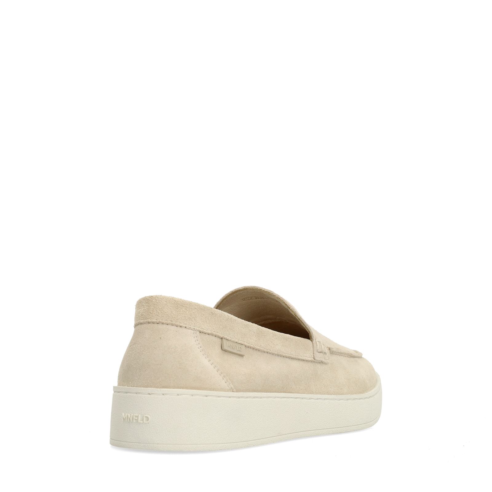 Beige suède loafers