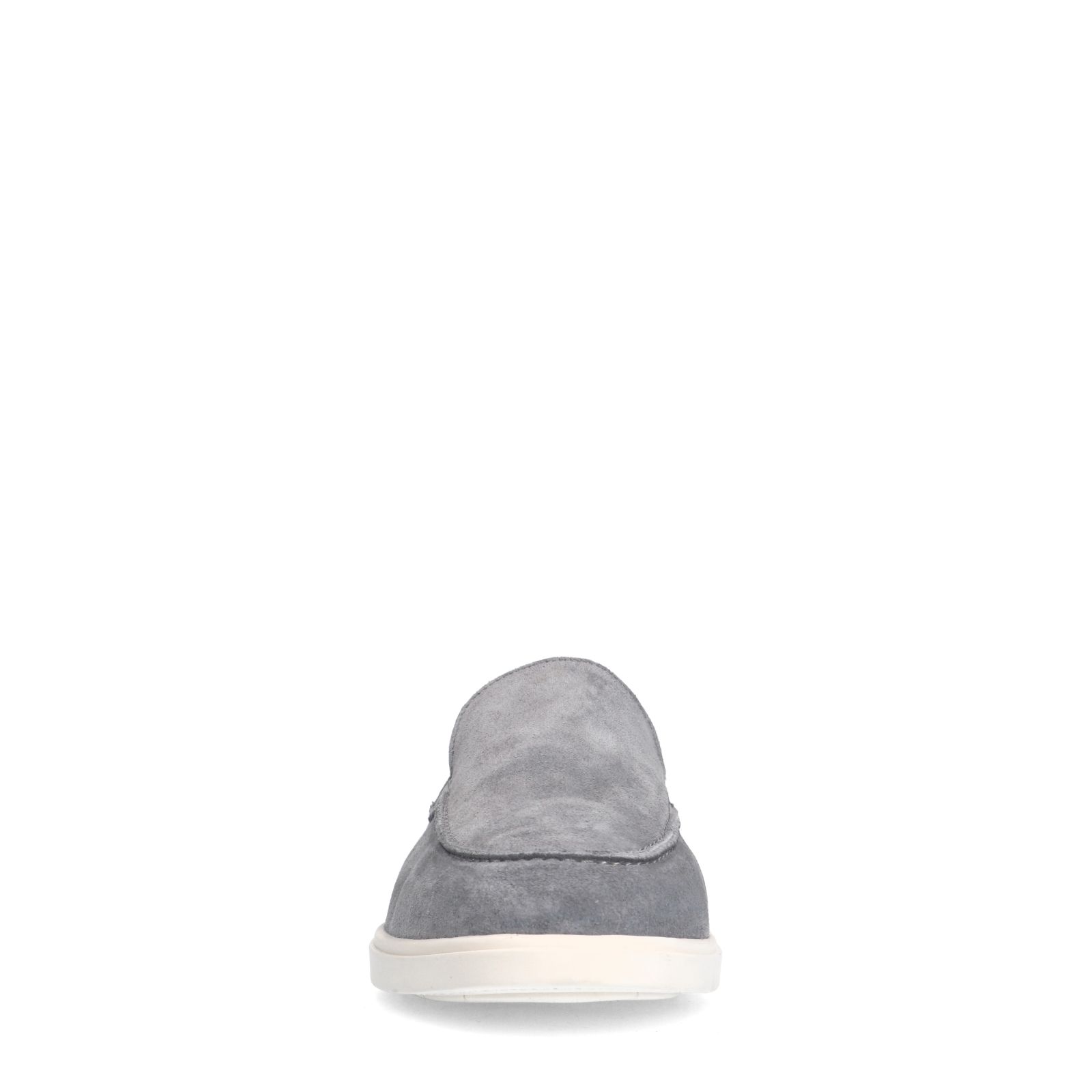 Grijze suède loafers