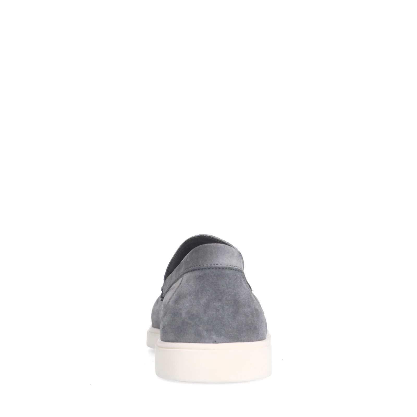 Grijze suède loafers
