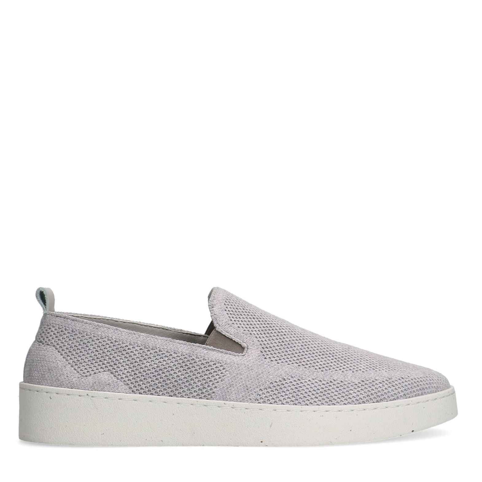 Grijze knit fabric loafers