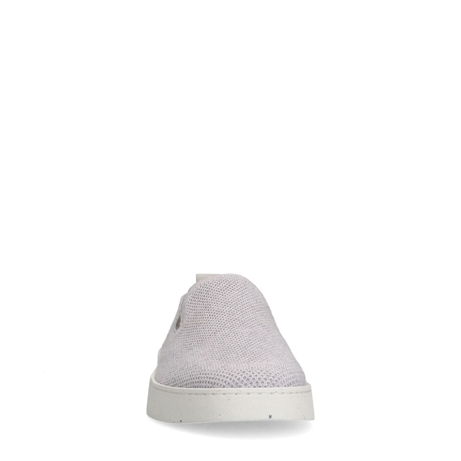 Grijze knit fabric loafers