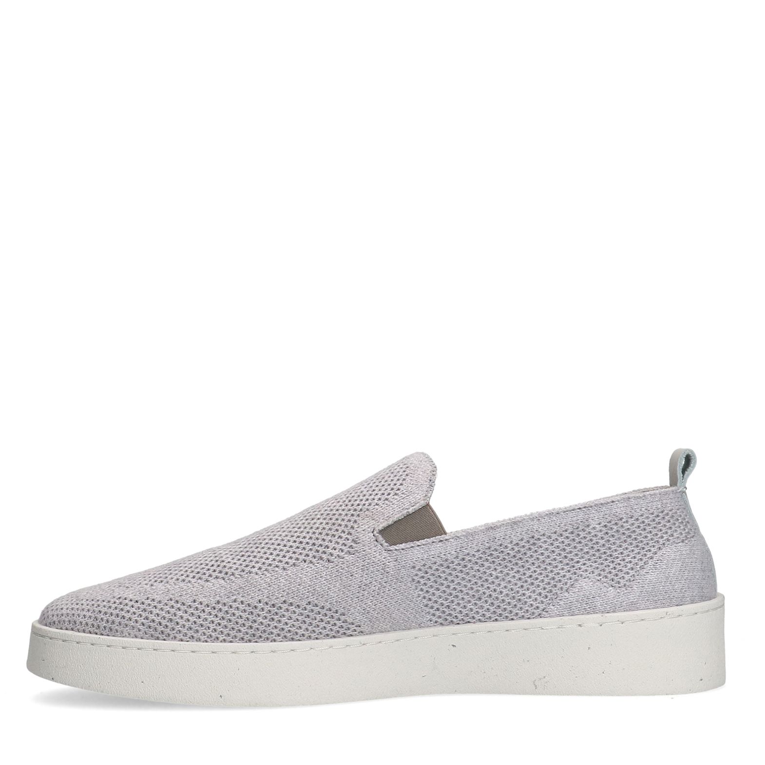 Grijze knit fabric loafers