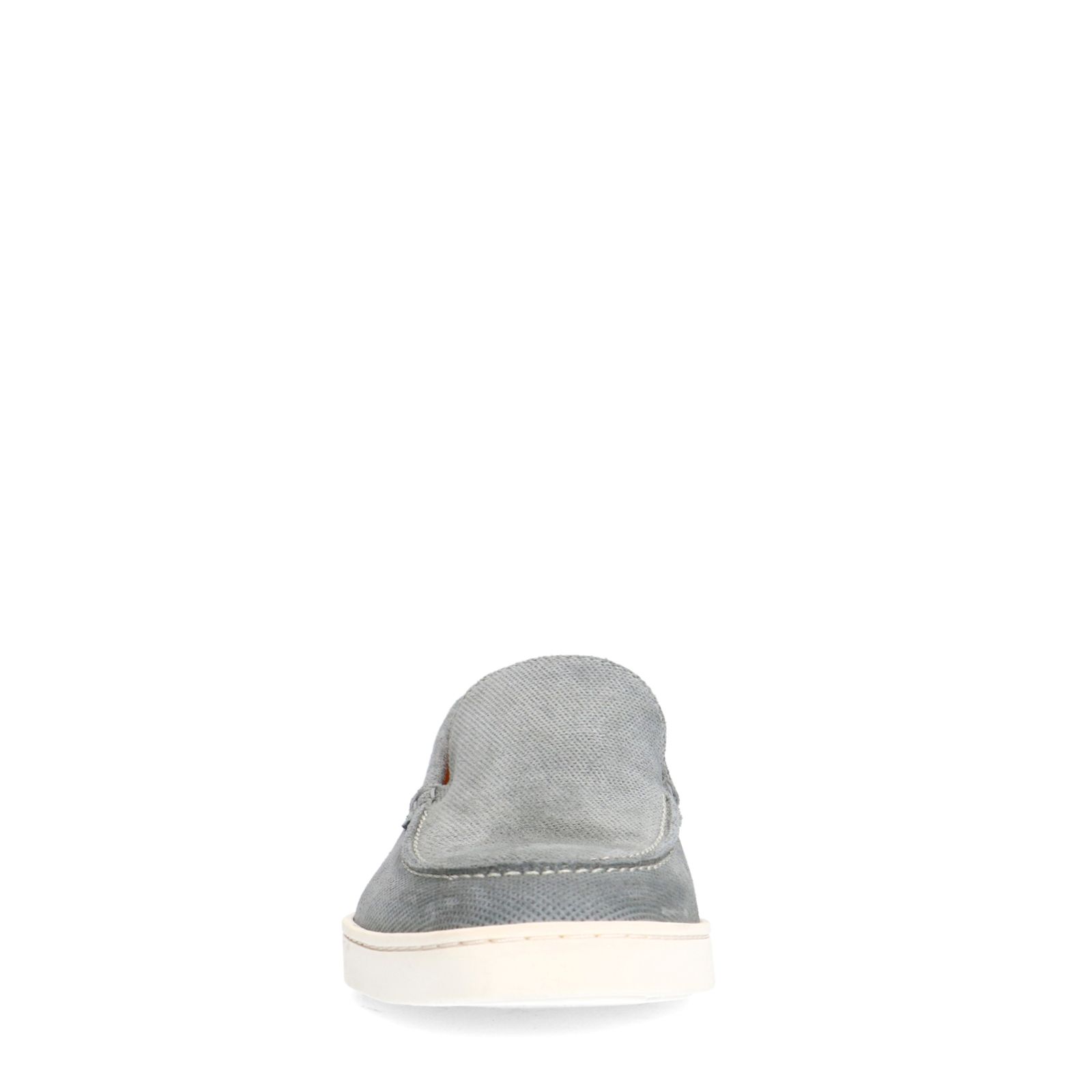 Grijs/blauwe Lugano suède loafers
