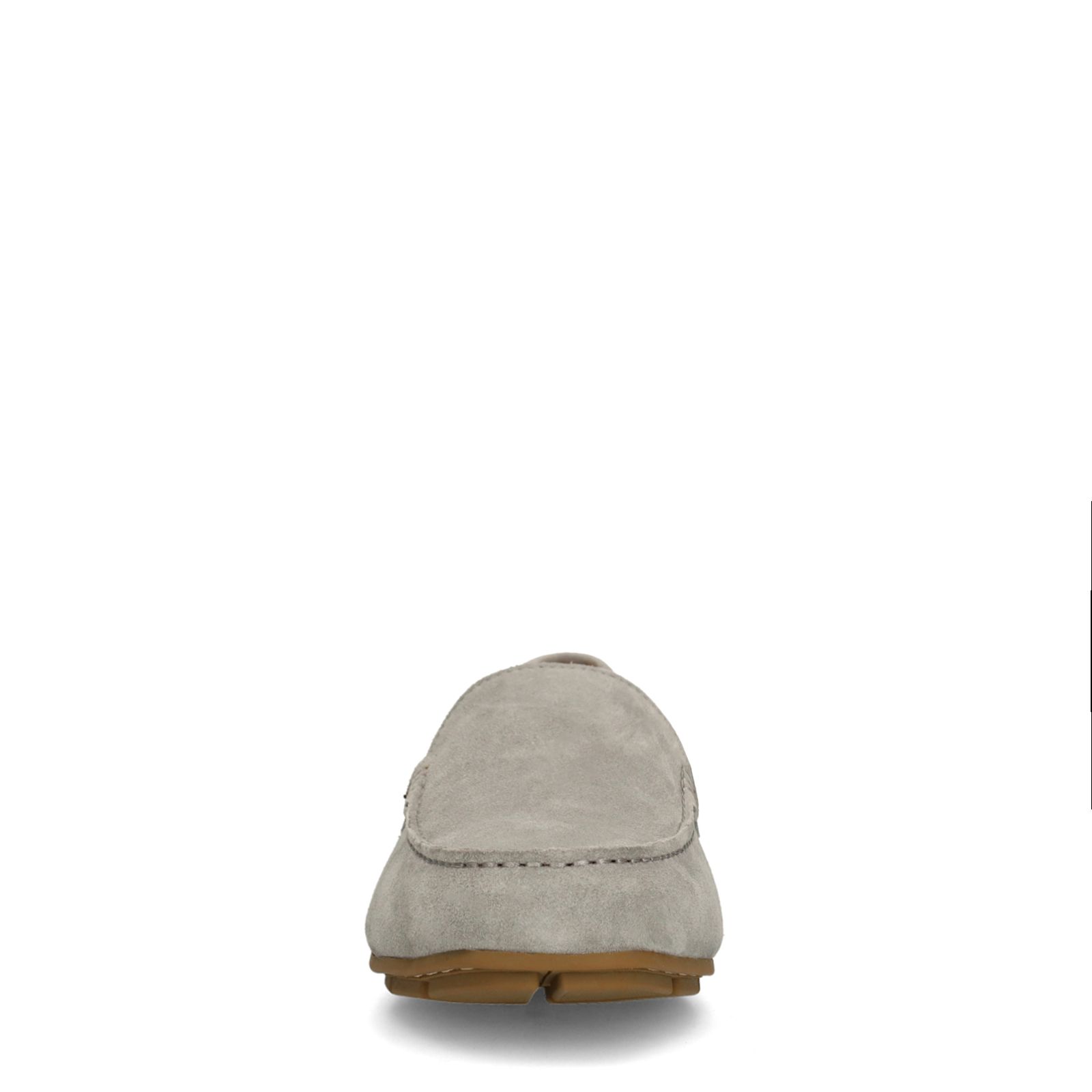 Grijze suède loafers