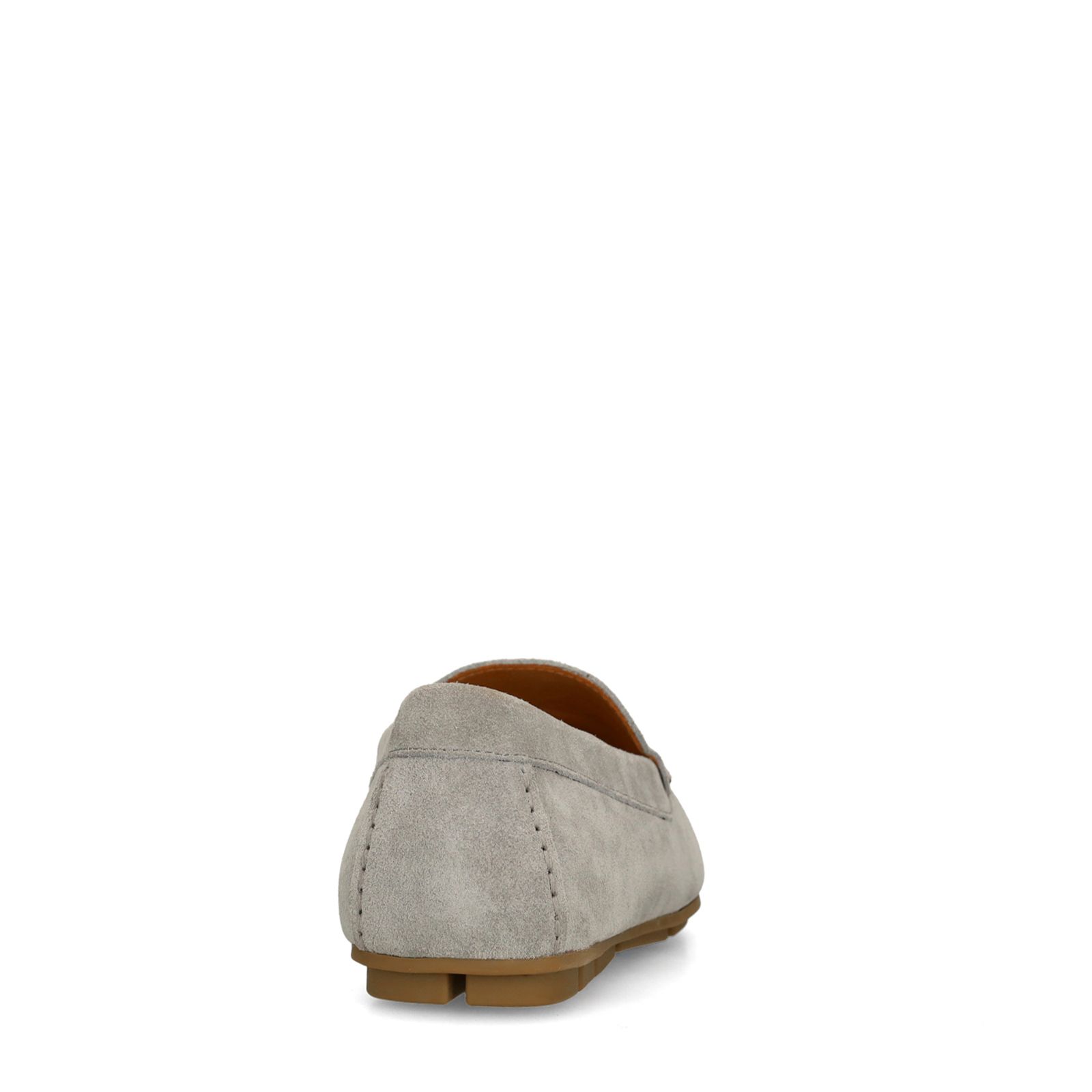 Grijze suède loafers