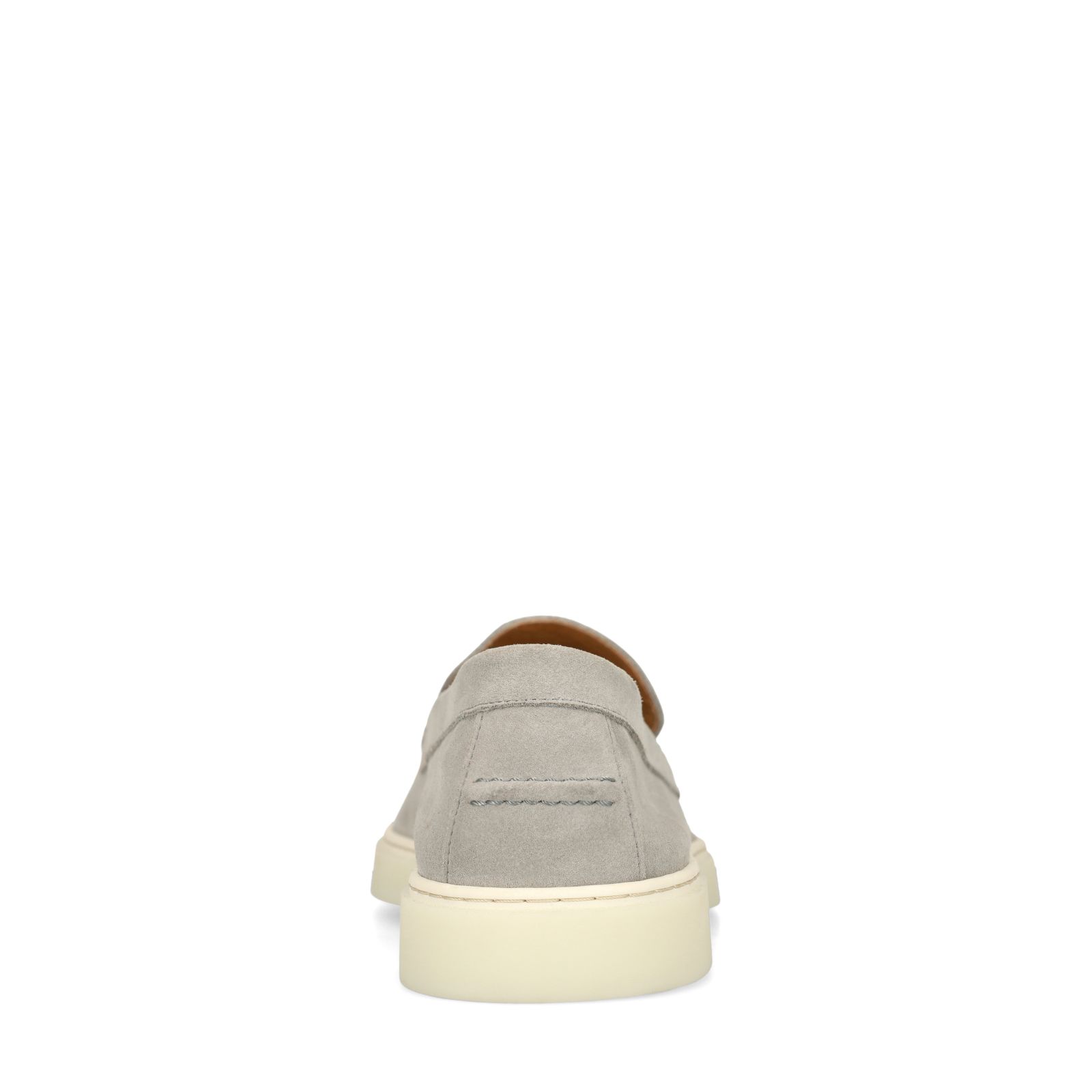 Grijze suède loafers