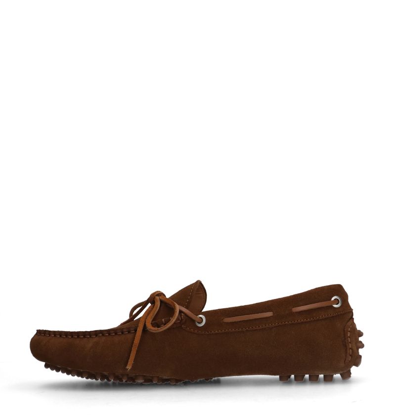 Cognac suède loafers