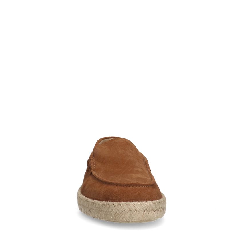 Cognac suède espadrilles