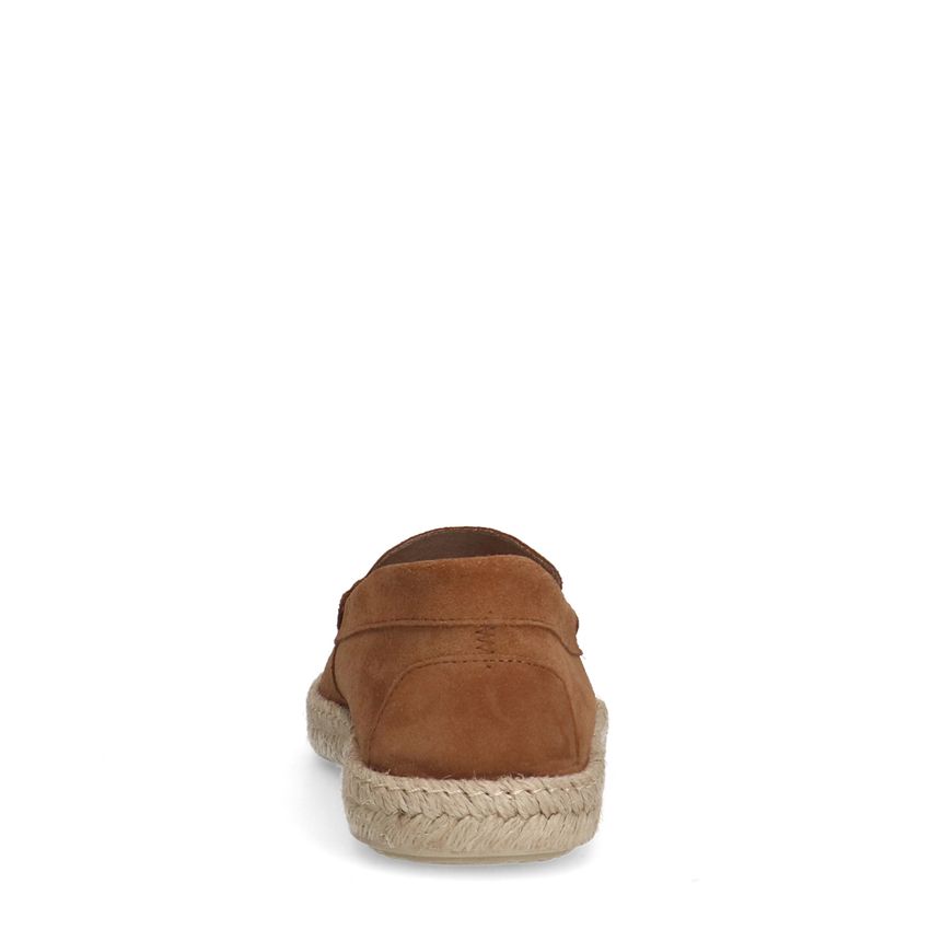 Cognac suède espadrilles