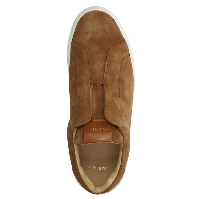 Cognac suède loafers