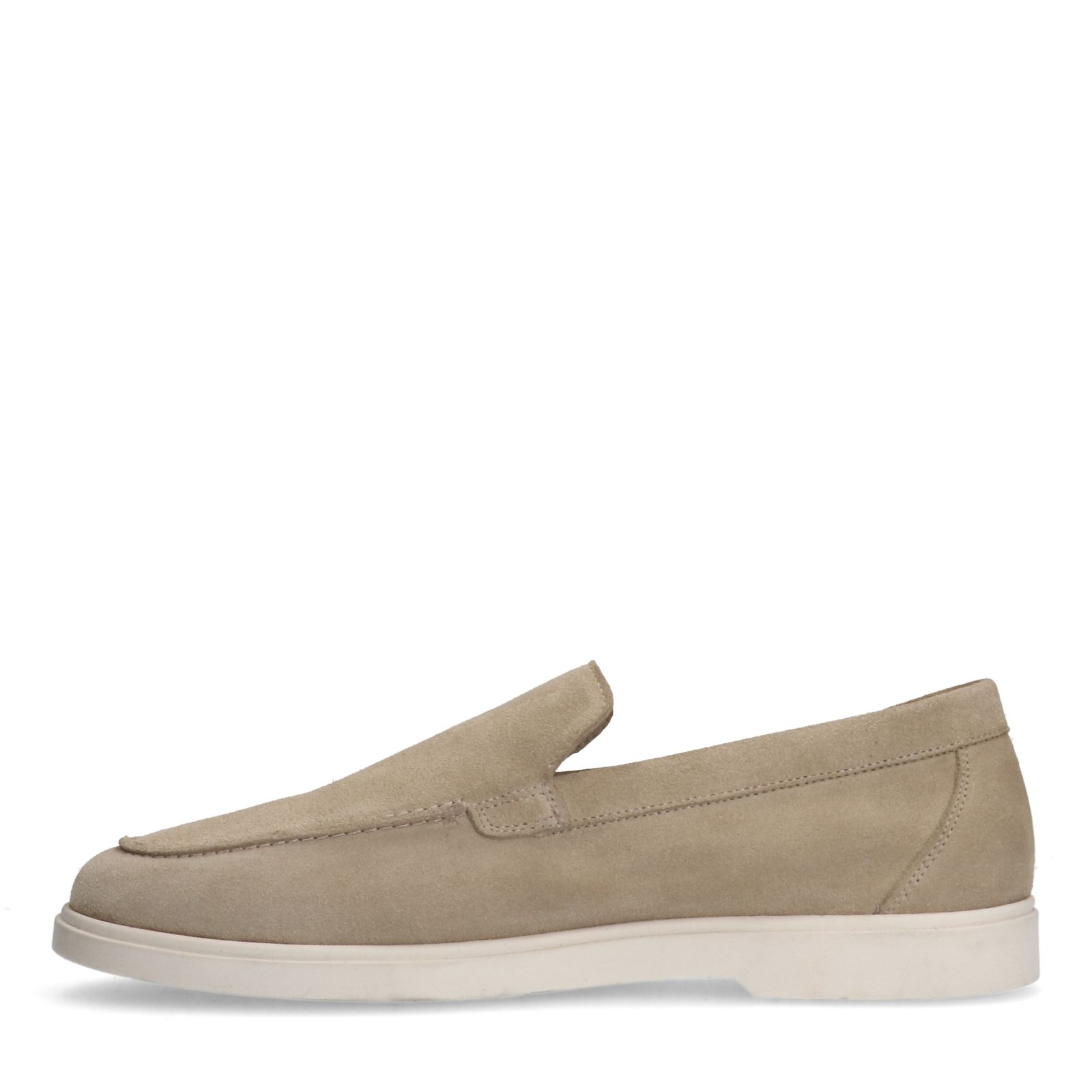 Beige suède loafers