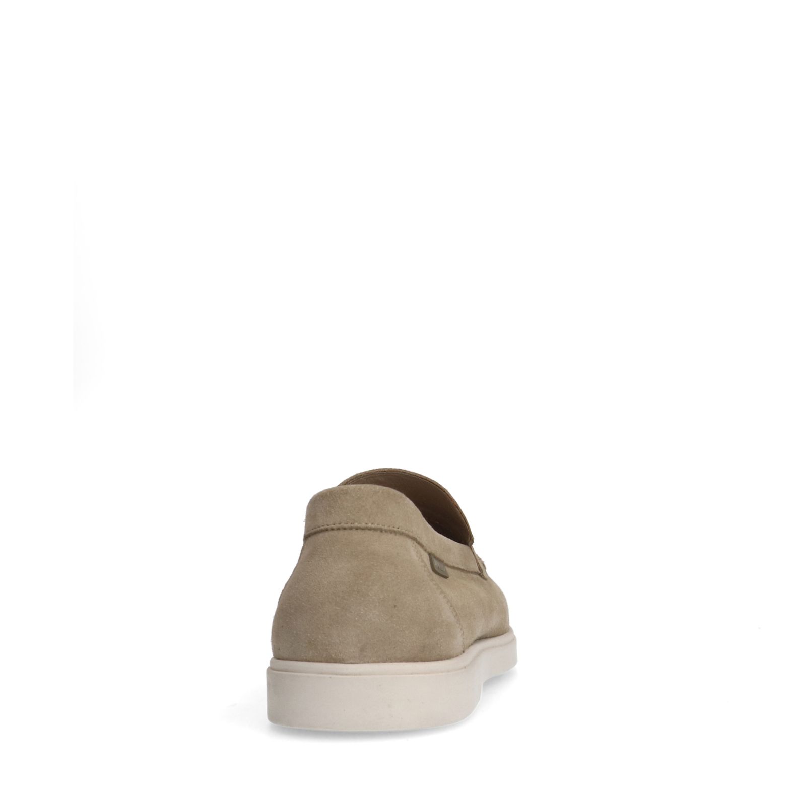Beige suède loafers