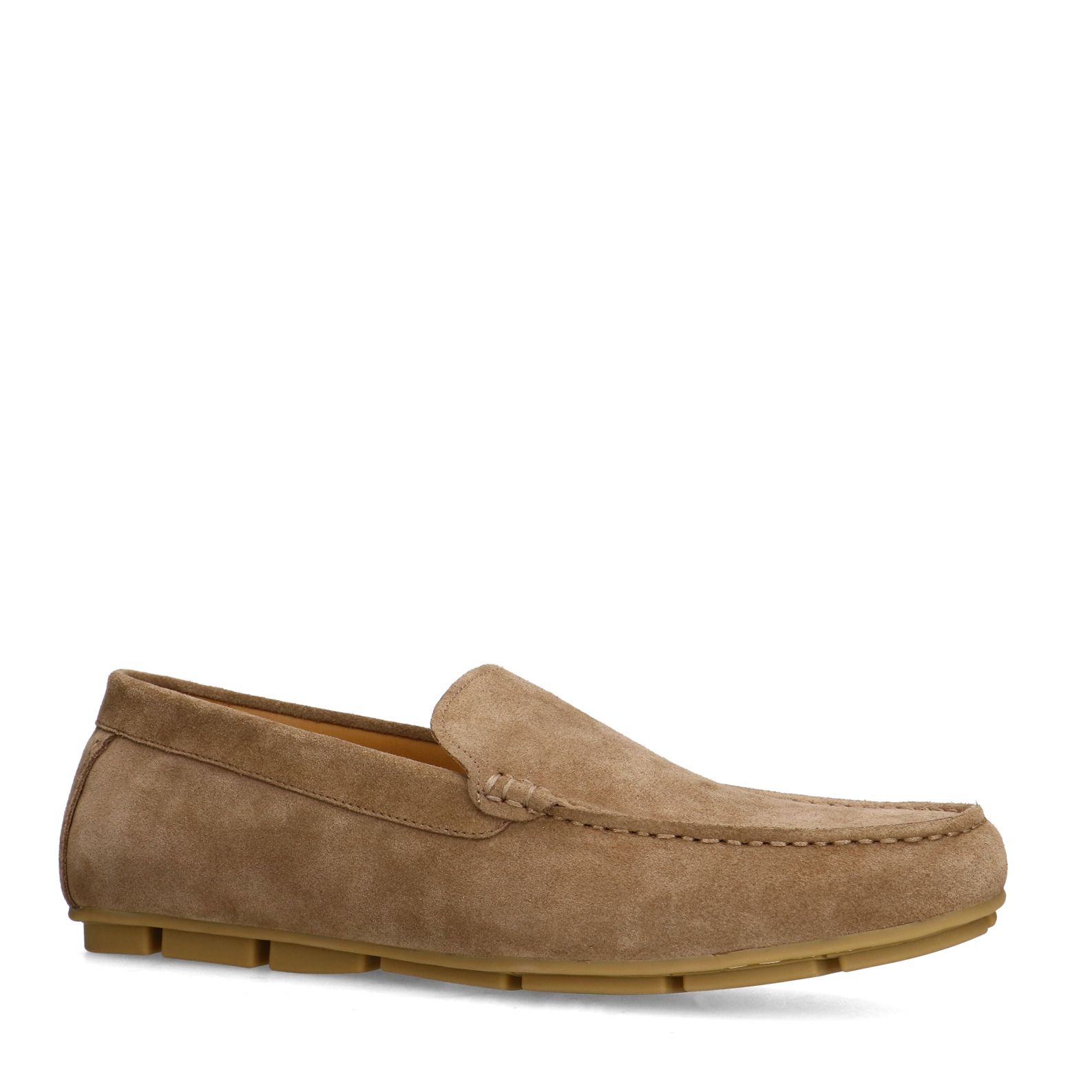 Taupe suède loafer