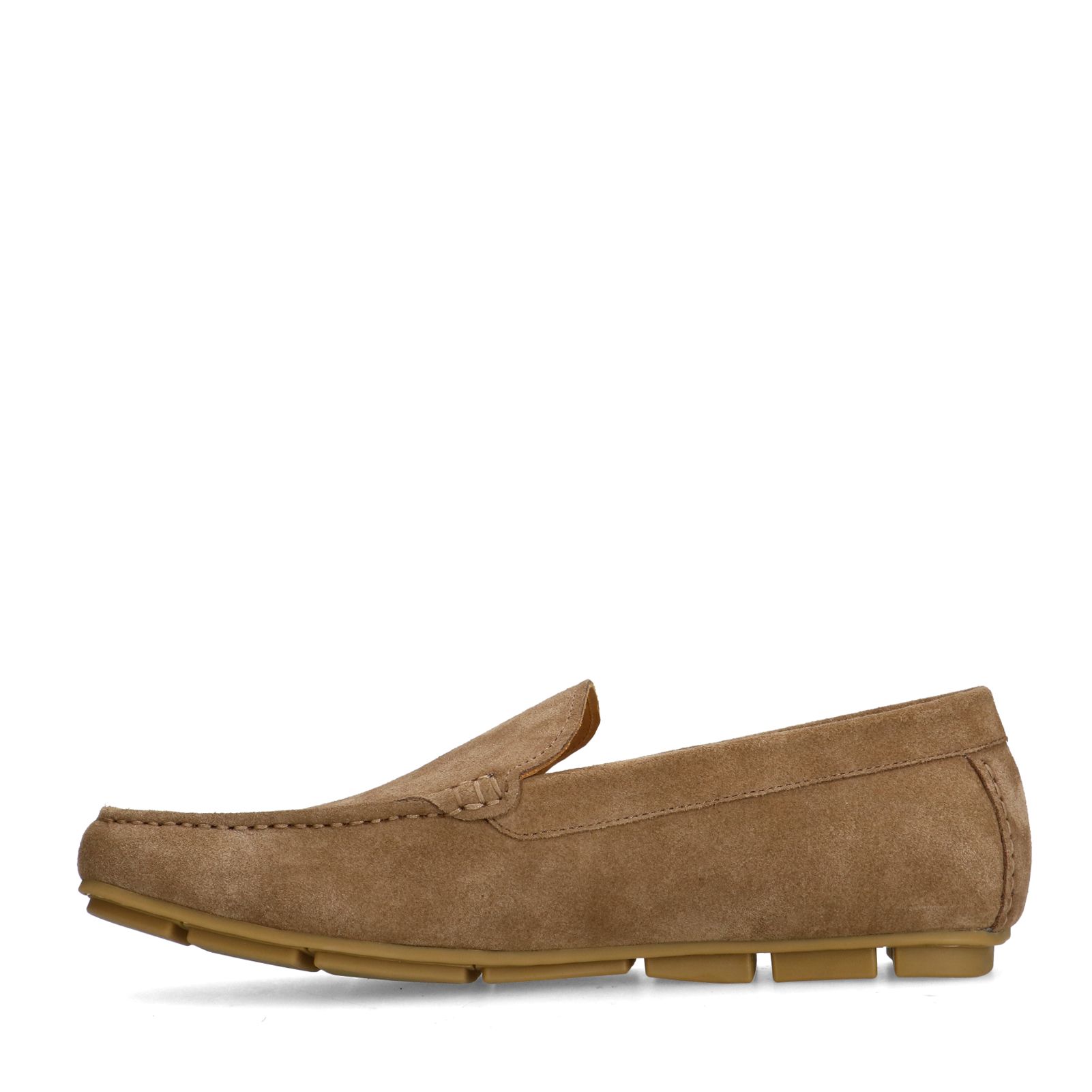 Taupe suède loafer